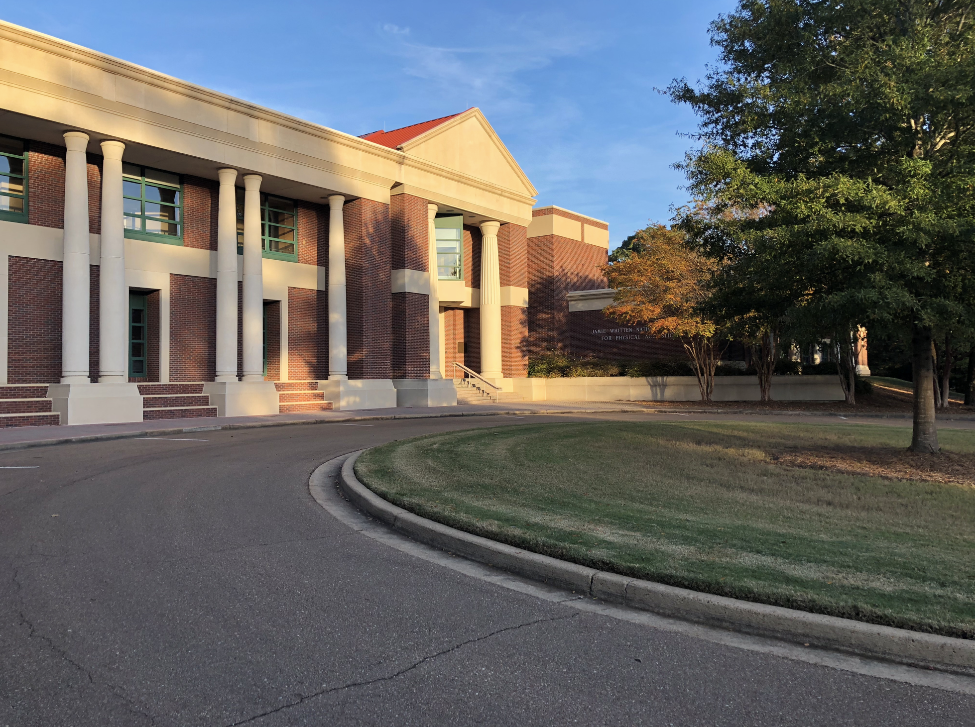 NCPA building on the University of Mississippi campus.