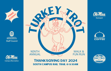 9th Annual Turkey Trot Walk and Fun Run flyer.