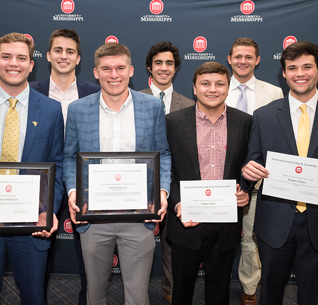 IFC members hold their awards/recognitions during FSL Awards Night