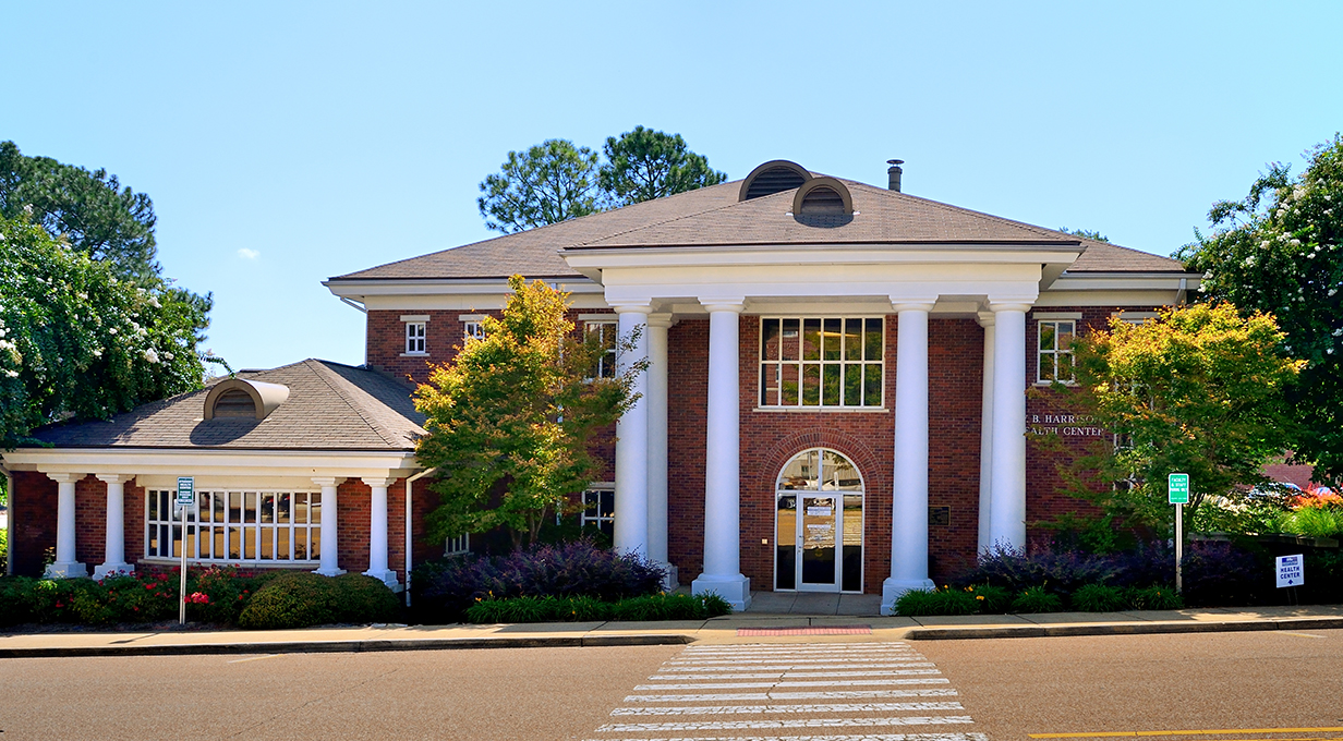 Front of V.B. Harrison Building.