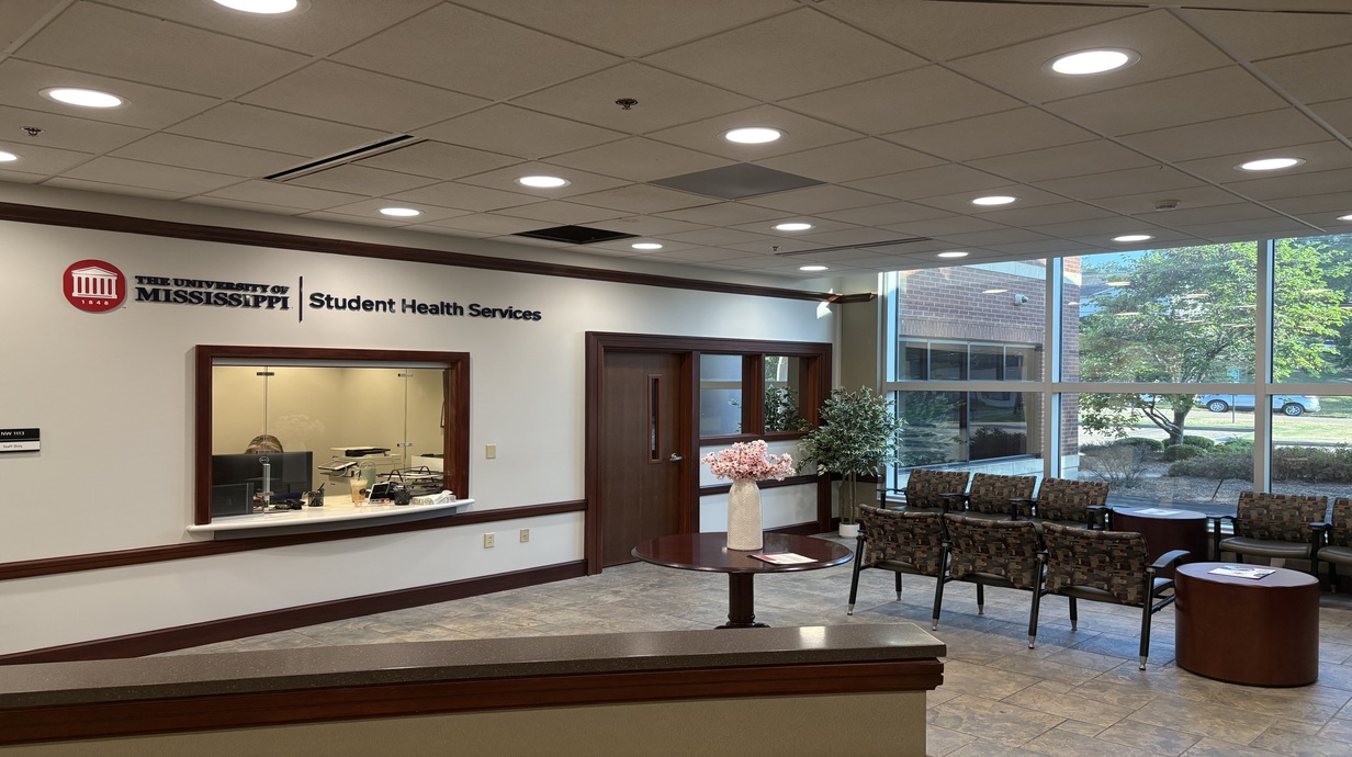 Lobby of Student Health at SOC