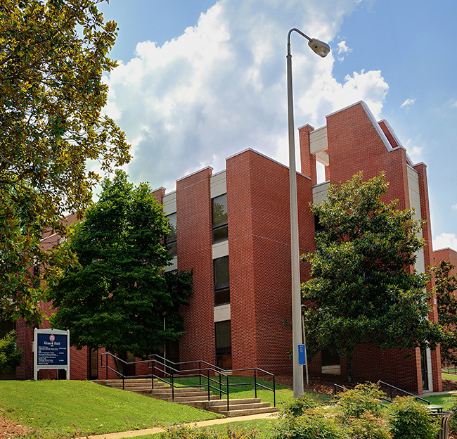 Full building view of Kinard Hall