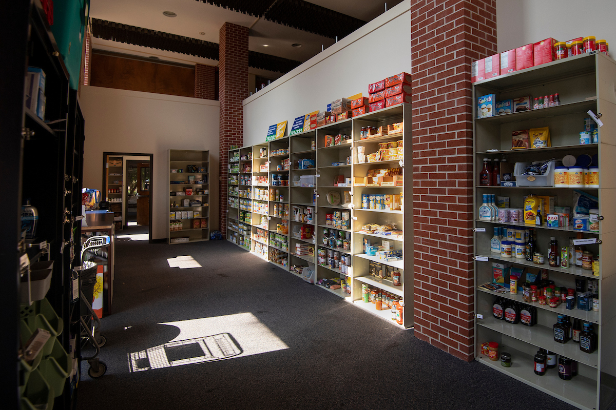 Grove Grocery shelves
