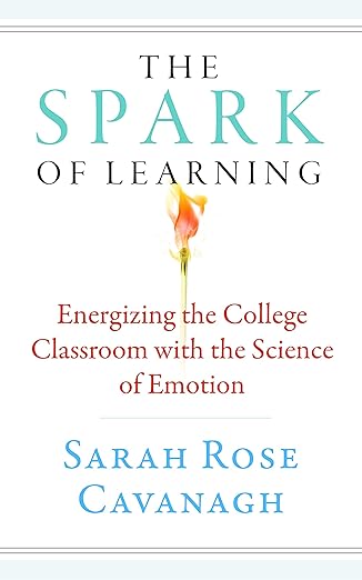 Cover of The Spark of Learning, with a lit match against a white background