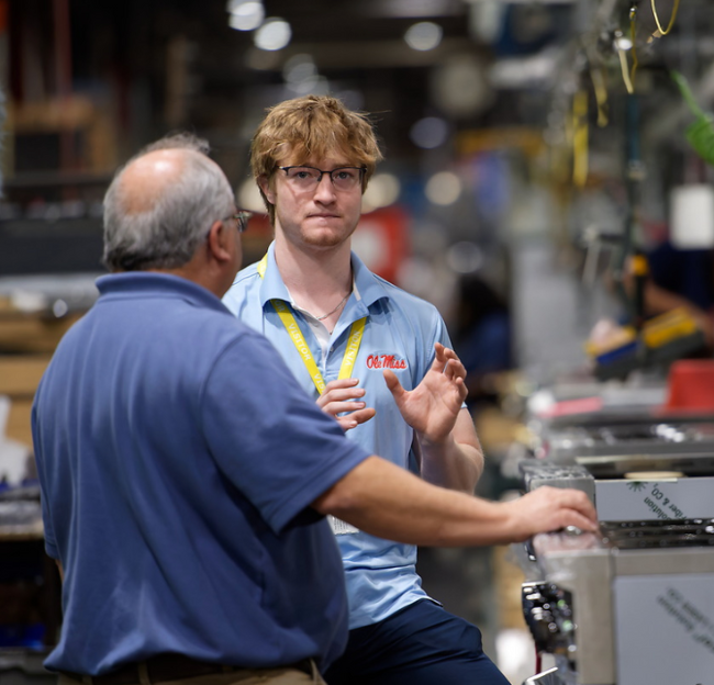 Student working with CME faculty