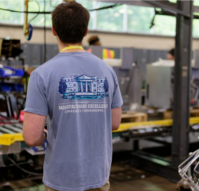 Students working in factory