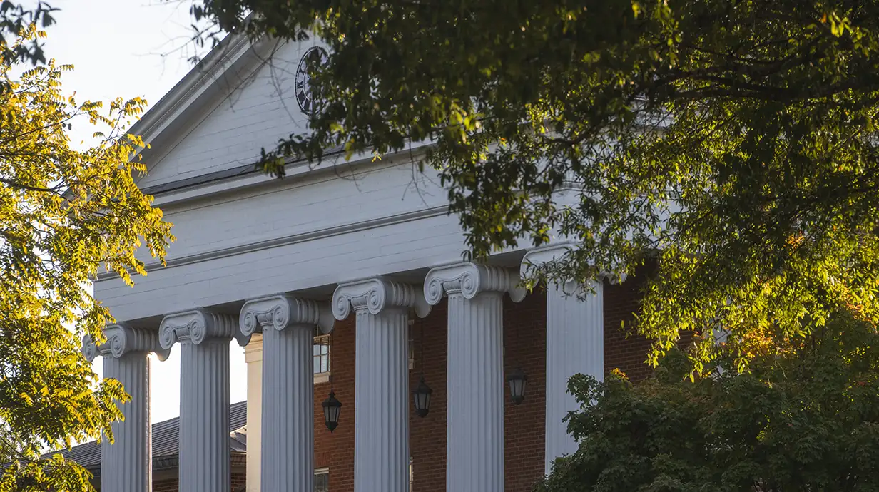 exterior or building with columns