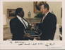 Photo of B.B. King with President Bush