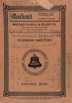 Telephone Directory Cover