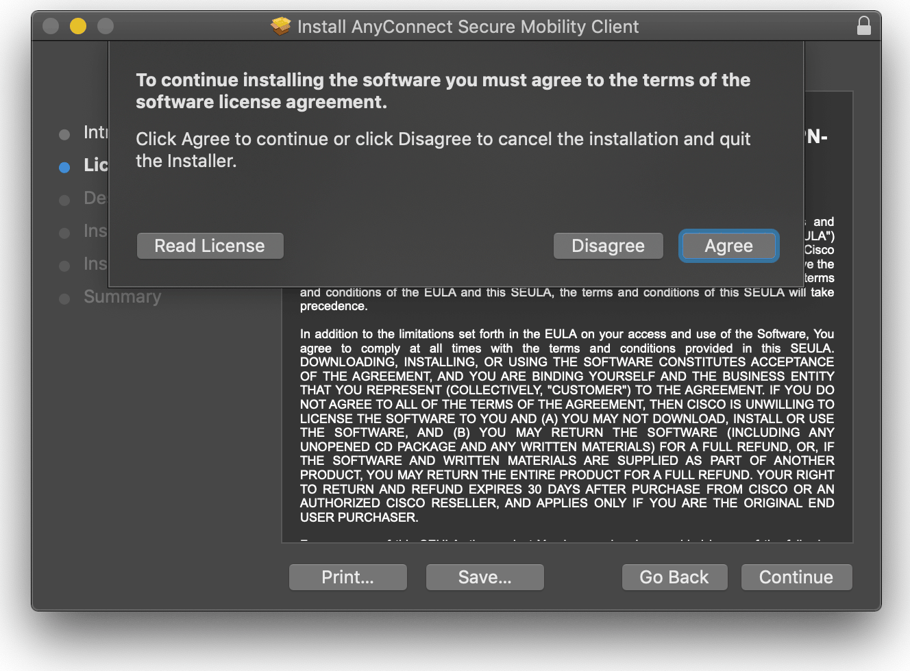 cisco anyconnect secure mobility client for mac