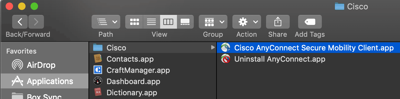 install cisco anyconnect secure mobility client on a mac computer