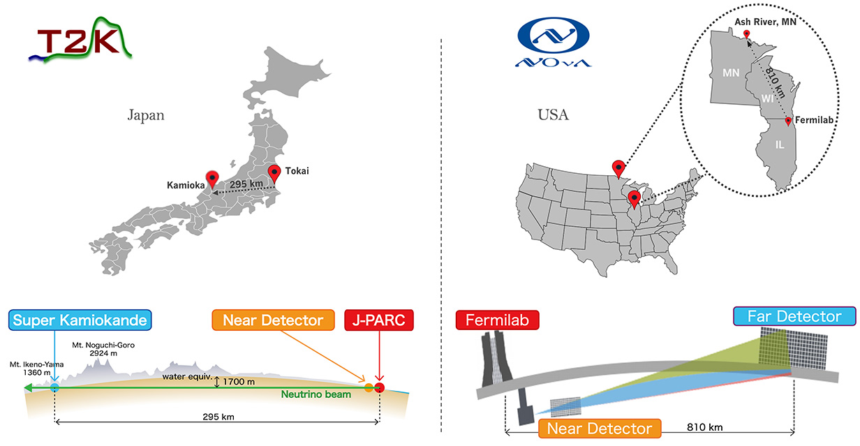 A map showing the location of sites in Japan and the United States.