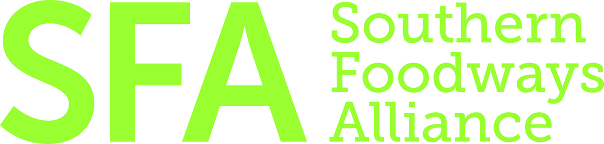 Green-and-white logo for the Southern Foodways Alliance.