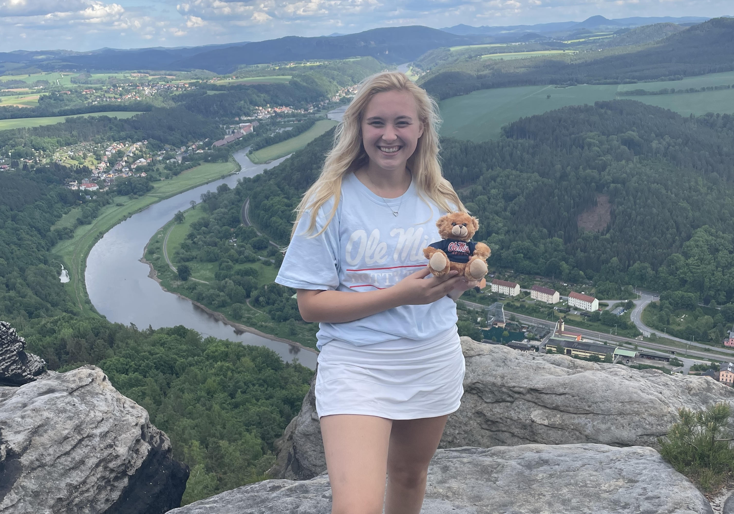 Stephanie Handford checks out the sights in Germany during her DAAD RISE summer internship program. Submitted photo