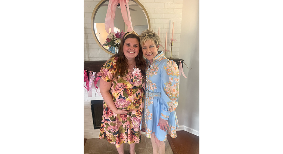 Bailee Harris and Sibonie Swatznya, Hernando chamber executive director. Submitted photo