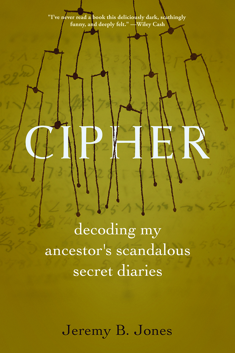 Book jacket art for 'Cipher.'