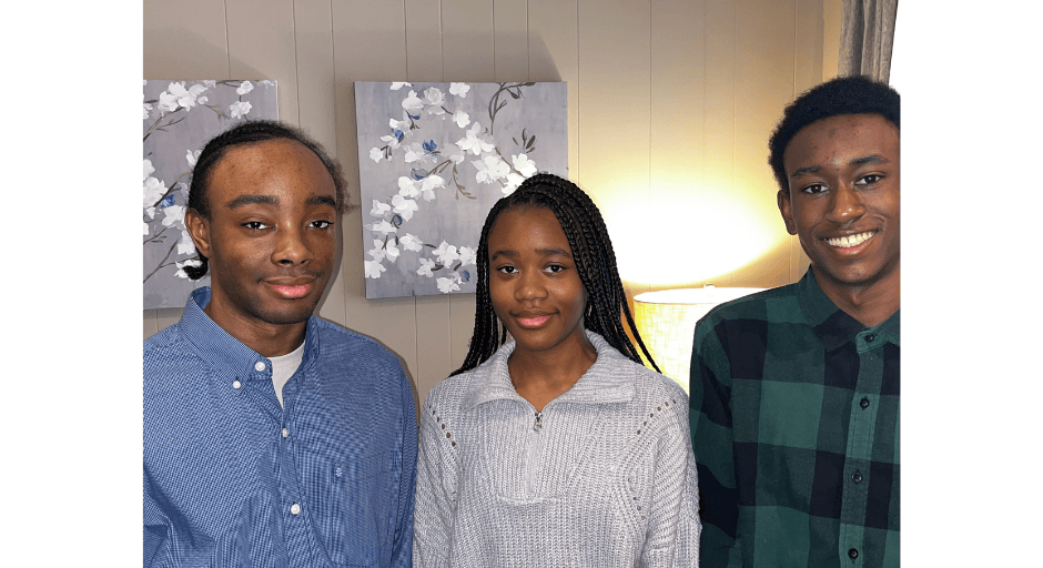 An image of Brandi Williams' children, Jacquez,  Jordan and Jocelynn.