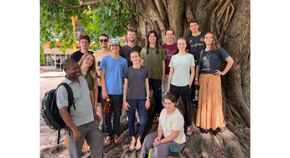 Christian (back row, right) and his cohort from the Zanzibar Coastal Ecology and Natural Resource Management program that he participated in.