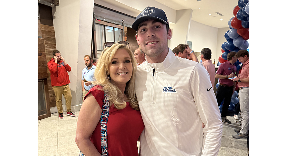 An image of Kyle Wakefield and his mother.
