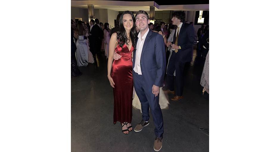 An image of Kyle Wakefield and Alyssa Grover at Alphi Chi Omega 2025 Spring Formal