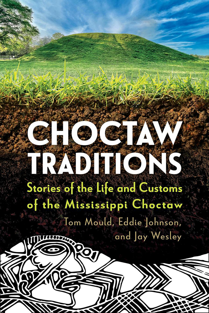 Book jacket art for 'Choctaw Traditions.'