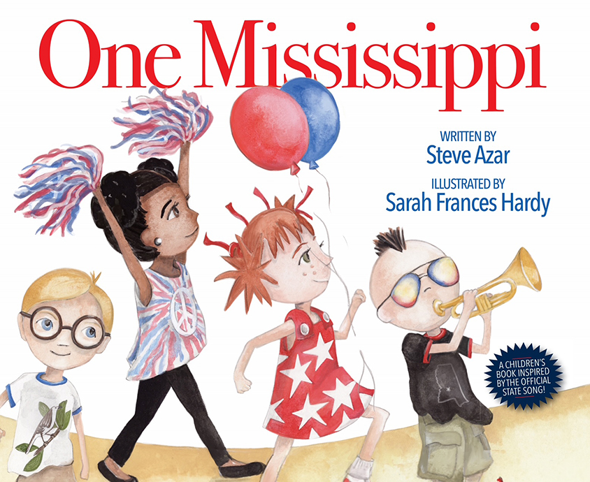 Book jacket art for 'One Mississippi.'