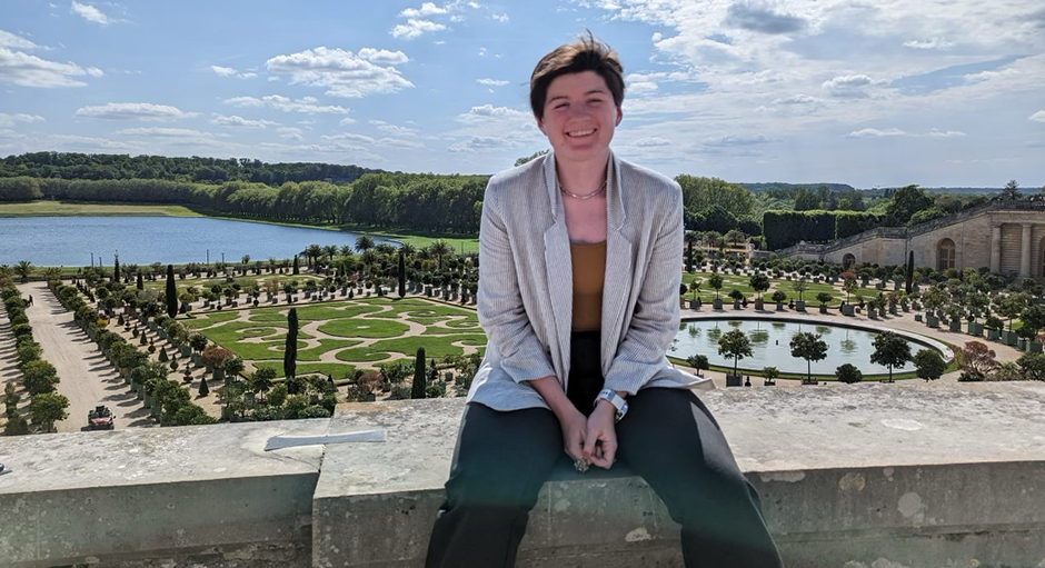 Sydney Guntharp visits the gardens of Versailles.