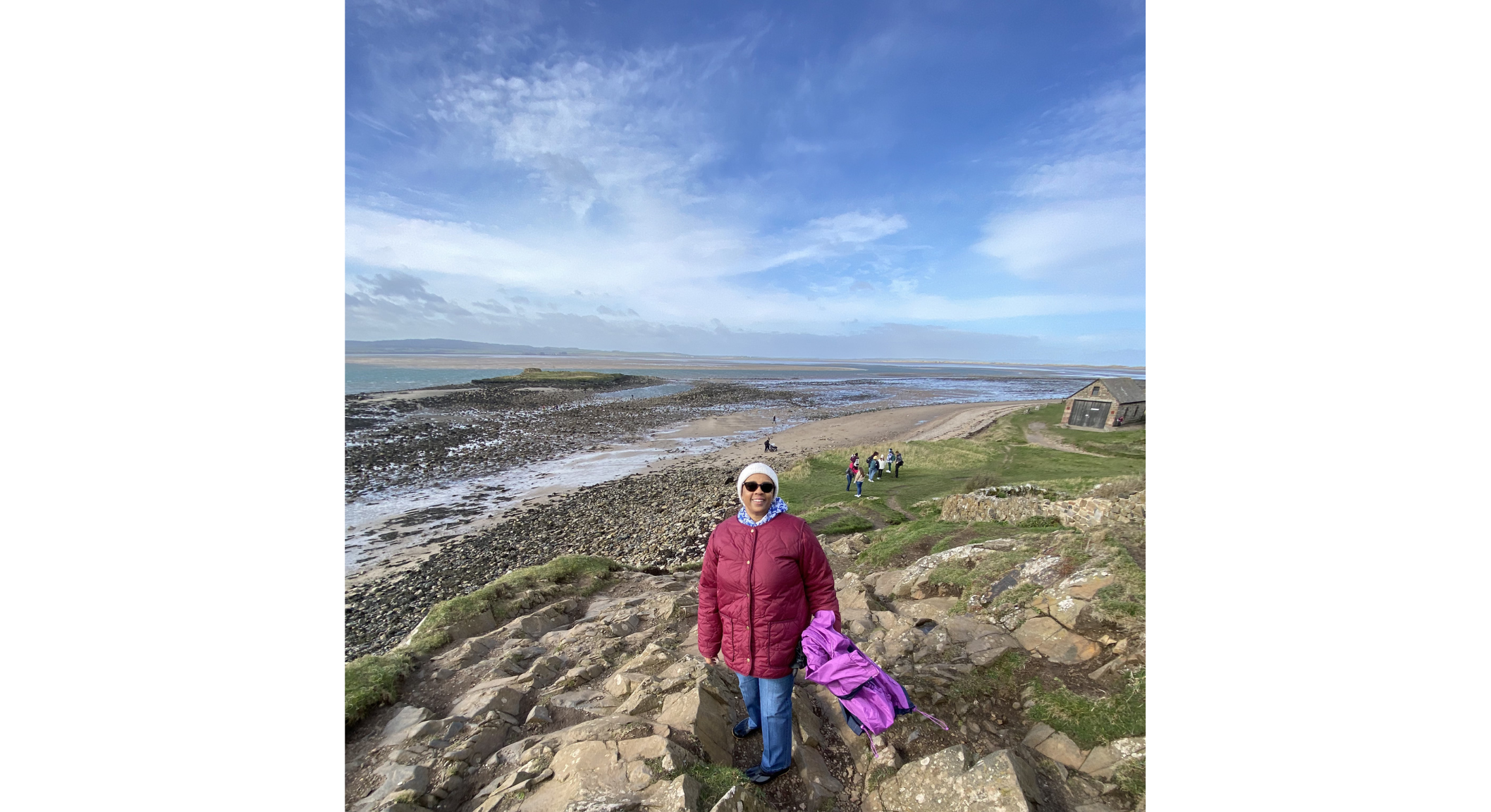 An image of Debbie Shelby at the North Sea.