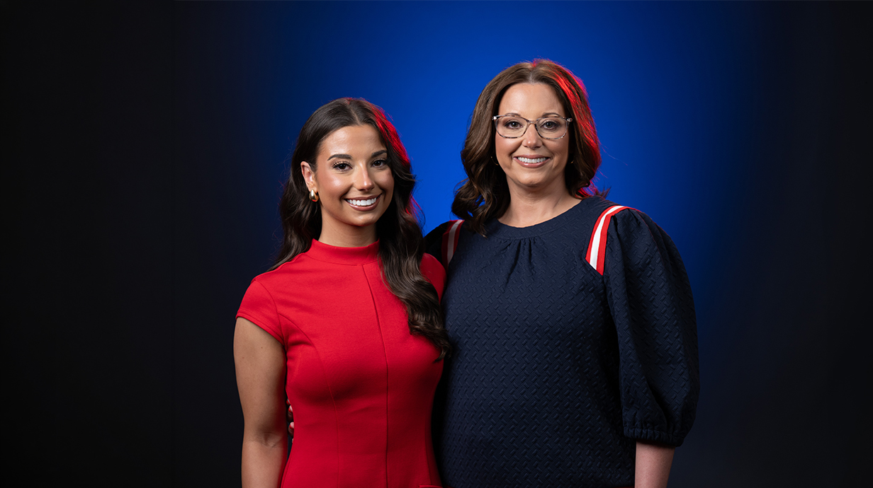 An image of Avery and Melanie Tapp