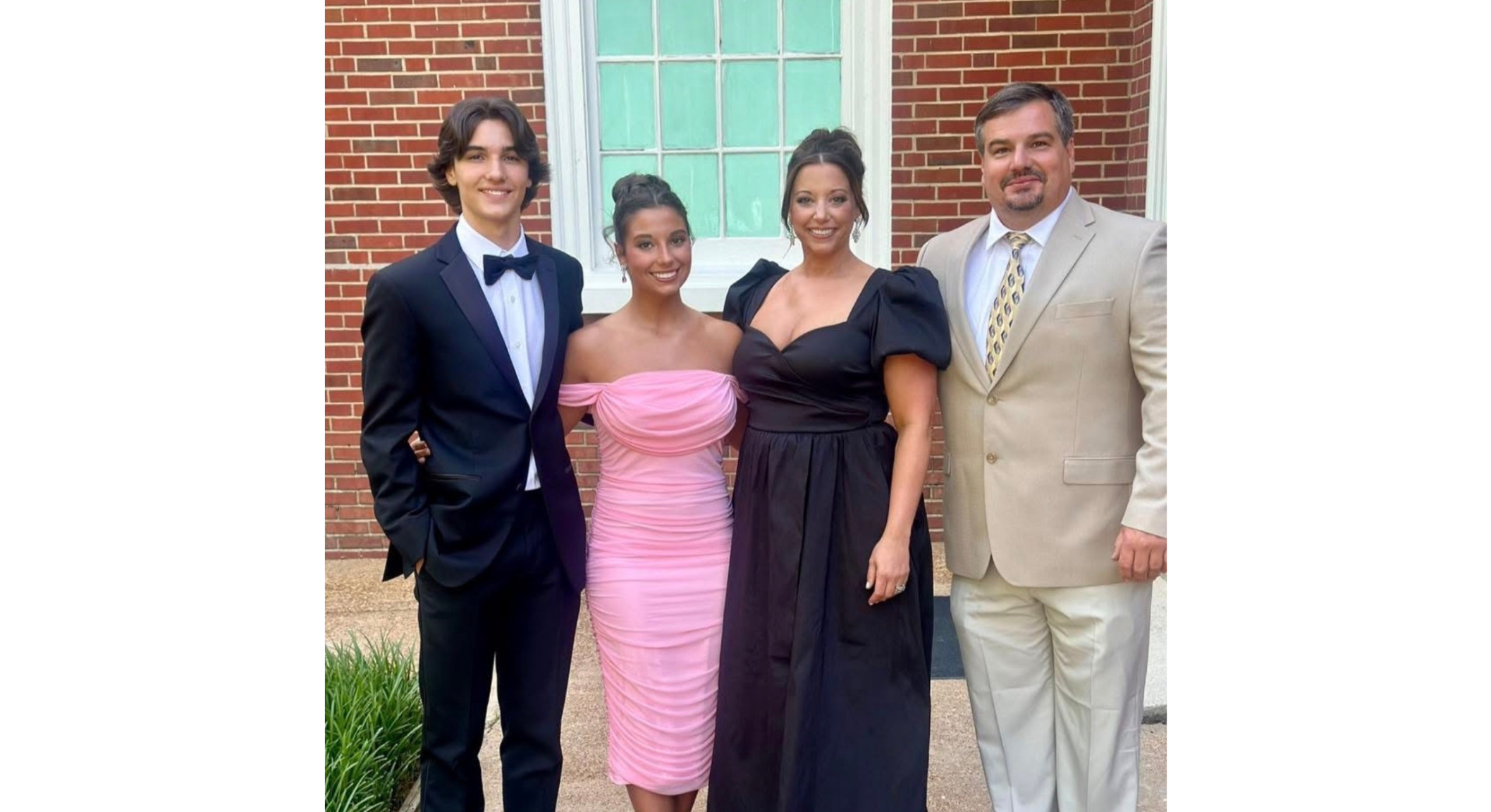 Image of Cooper, Avery, Melanie, and John Denver Tapp. 