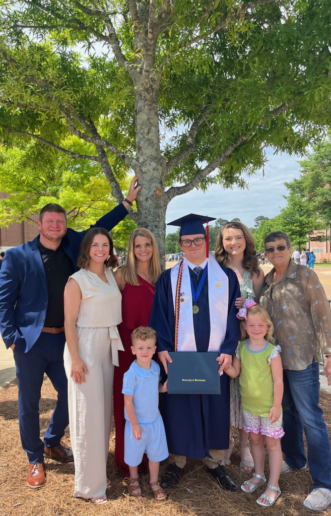 Watts and his family.
