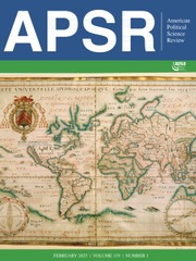 APSR journal cover with antique map