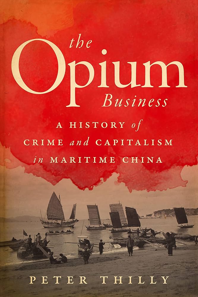 book cover of ships at the coastline with people walking around