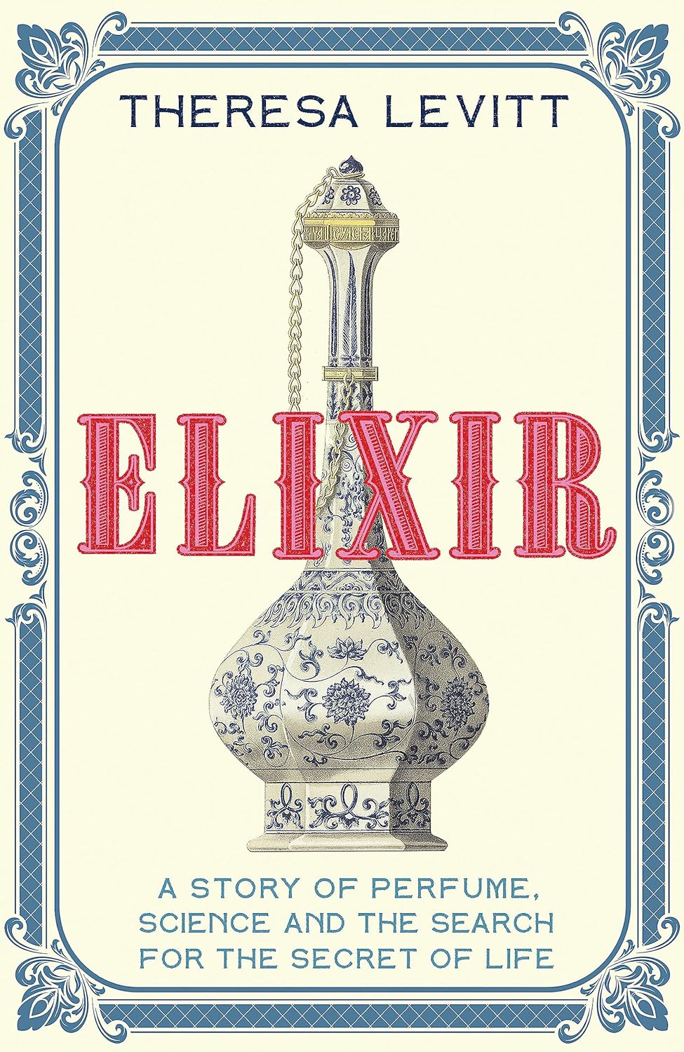 book cover of an illustration of an elixir bottle