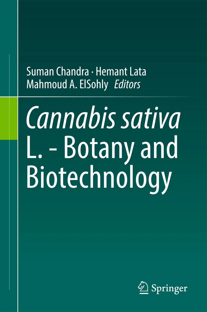 Cover for the book "Cannabis sativa L. - Botany and Biotechnology"
