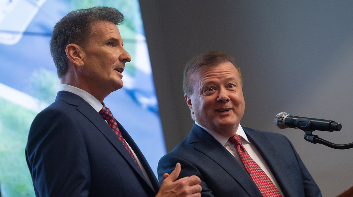 Duff brothers on the New STEM Center