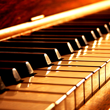 artistic piano keys