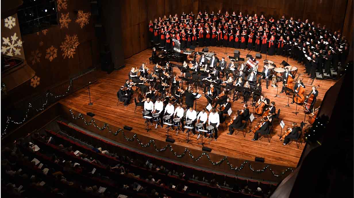 The Department of Music presents "An Ole Miss Holiday Concert" at the Ford Center.