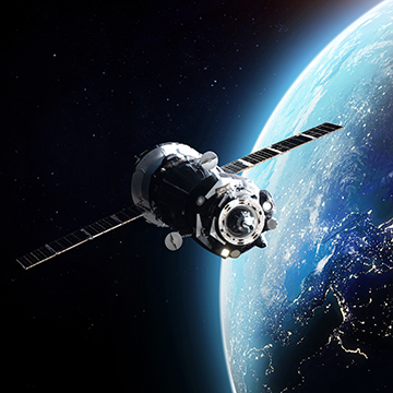 satellite orbiting the earth