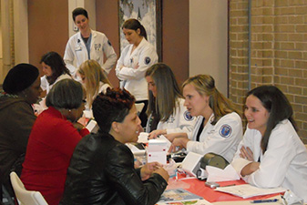 Pharmacy students participated in Script Your Future health fairs