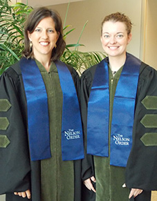Lauren S. Bloodworth (left) and Kayla R. Stover
