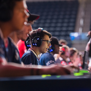 The Ole Miss Esports team competes in The Pavillion.
